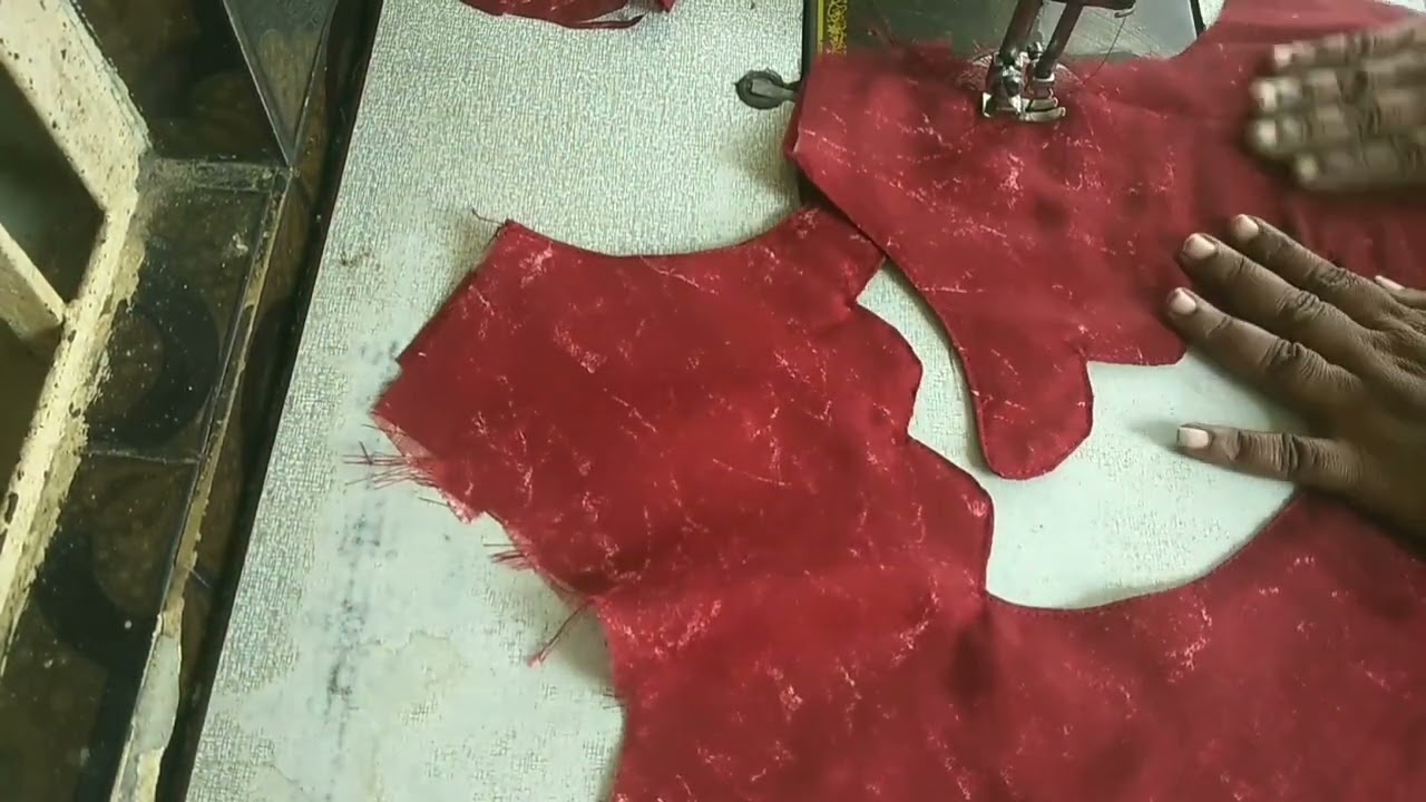 మోడల్ బ్లౌజ్ కట్టింగ్ & స్టిచింగ్  | Easy Design Blouse Cutting Step by Step #BlouseDesign