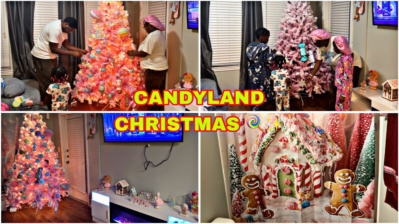 Наш семейный праздничный день украшения дома 🎄🍭 Создаем волшебное Рождество в стране сладостей!