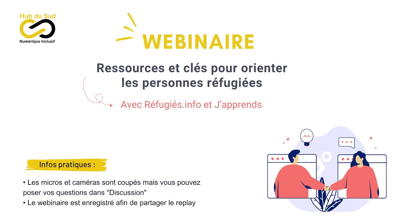 Webinaire : ressources et clés pour orienter les personnes réfugiées et demandeuses d'asile
