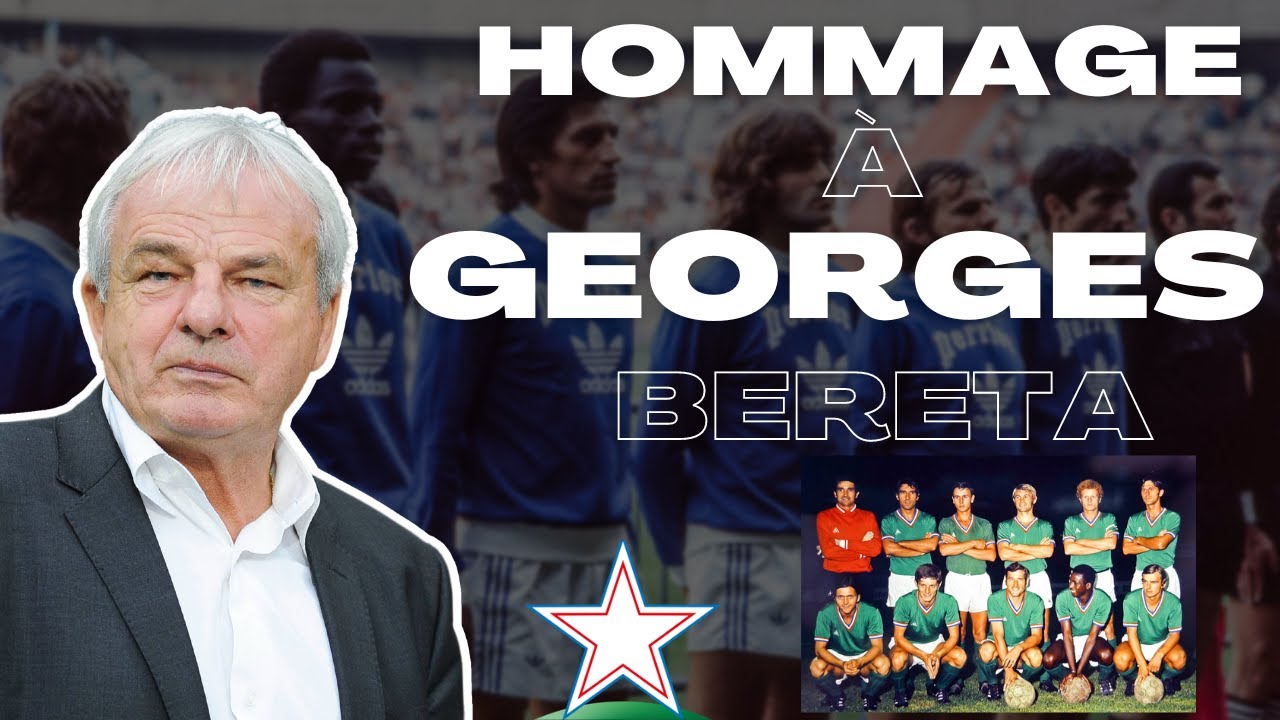 HOMMAGE À LA LÉGENDE DES VERTS GEORGES BERETA 💚. 343 MATCHS SOUS LES COULEURS DE L'ASSE !
