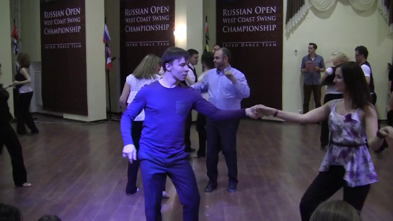 Ruopen 2013, Novice Strictly Semi-final, Ilya Martynenko - Alexeeva Yuliya, west coast swing