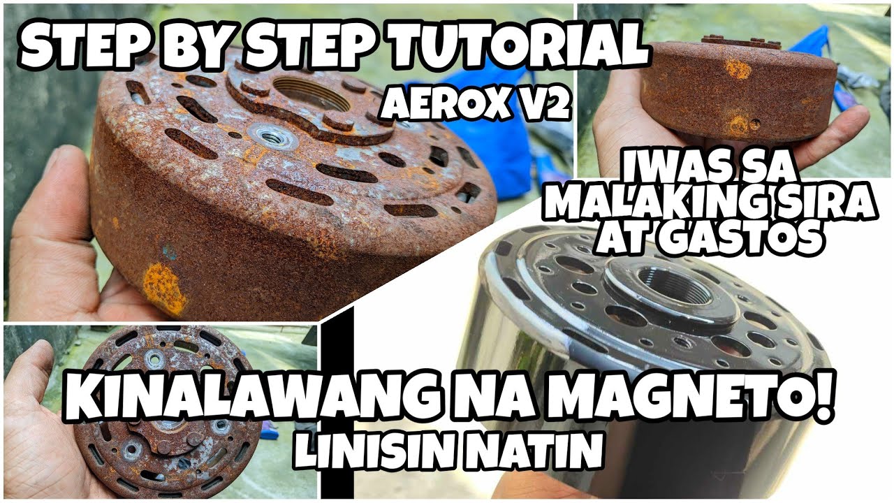 AEROX 155 V2 | D.I.Y MAGNETO REPAINT TUTORIAL