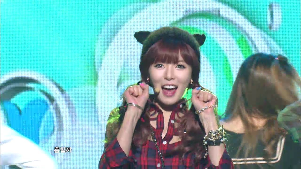【TVPP】Hyuna(4MINUTE) - Green Apple, 현아(포미닛) - 풋사과 @ Comeback Stage, Music Core Live