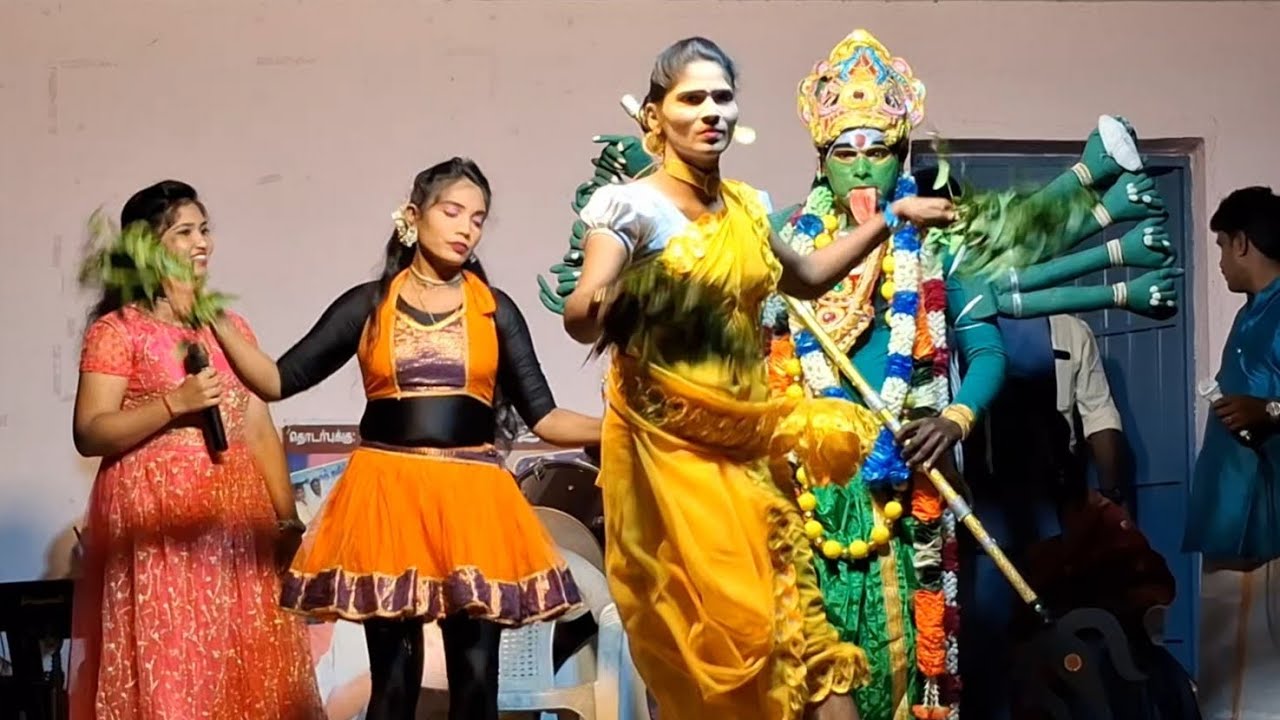 கிராமிய கச்சேரி மாசி களரி விழா கிழவனேரி மேலமடை