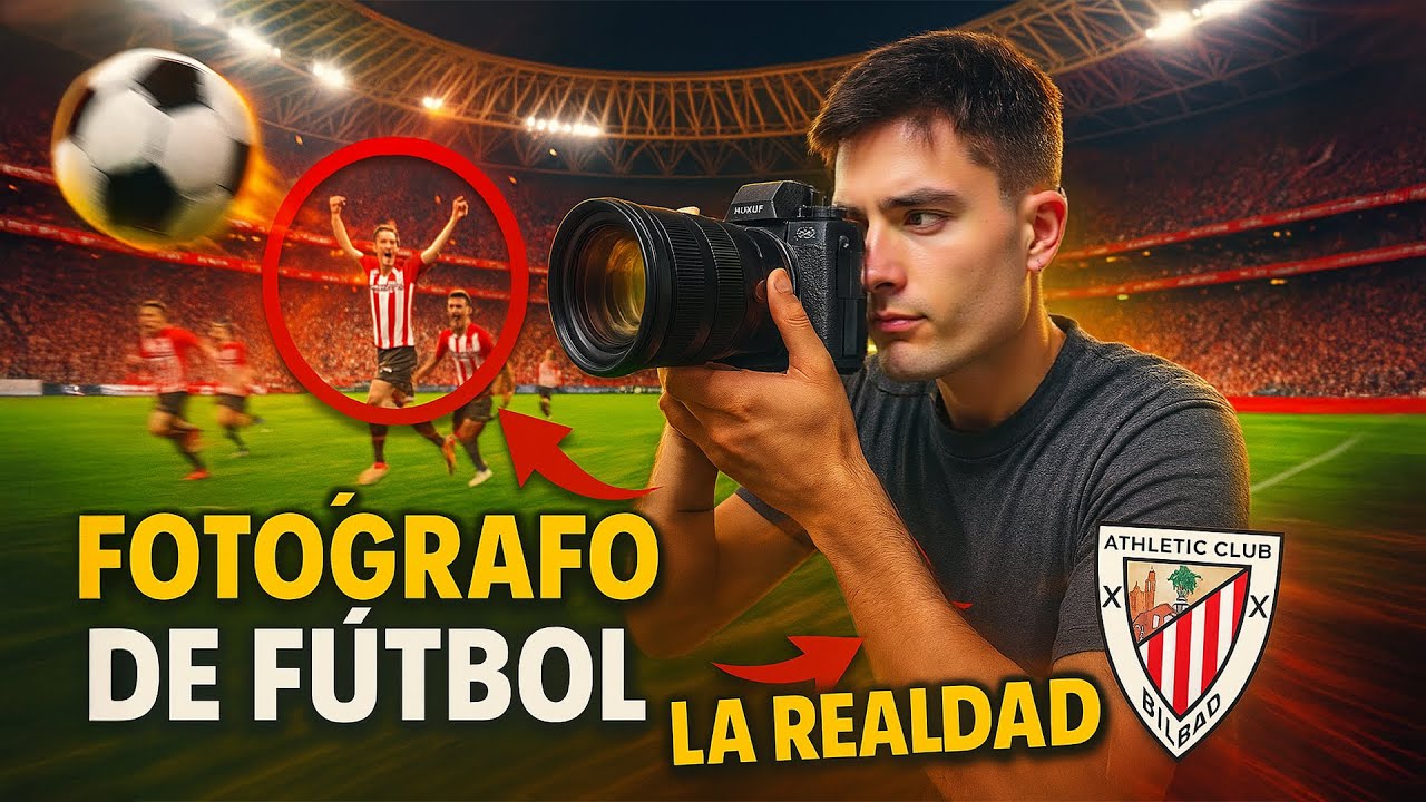 Así es ser FOTÓGRAFO de fútbol en en el MEJOR ESTADIO de EUROPA 🏟️📸