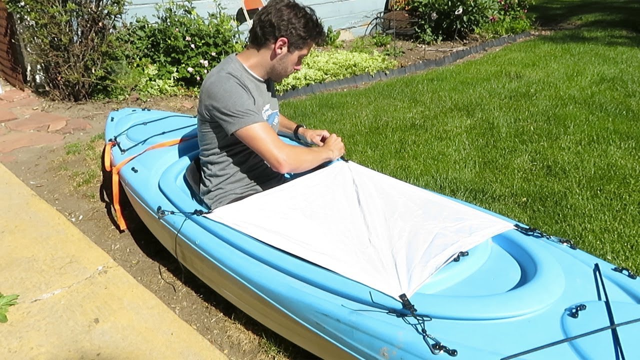 Kayak Camping Modifications (Tie-Outs and DIY Spray Skirt)