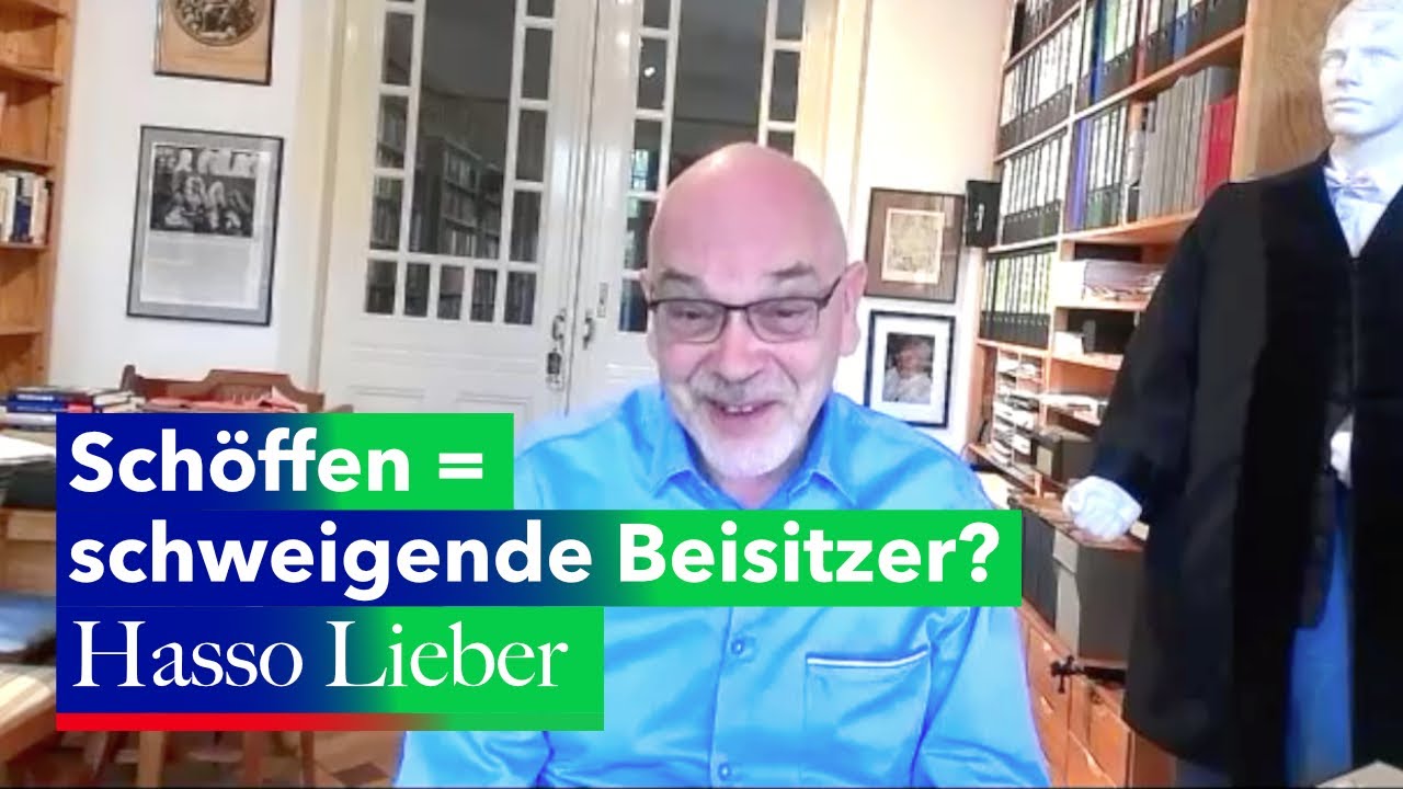 Sch&ouml;ffen = schweigende Beisitzer? &ndash; Im Gespr&auml;ch mit Hasso Lieber