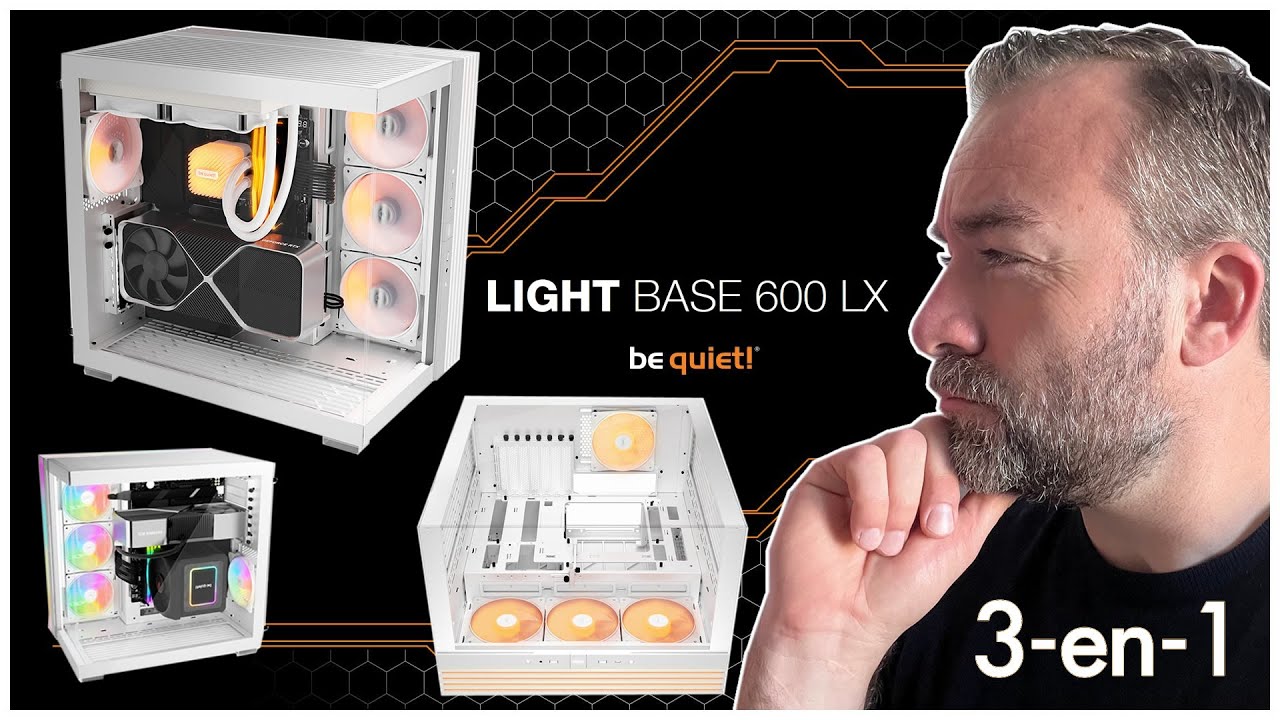be quiet! lance le boitier panoramique PARFAIT, le LIGHT BASE 600 LX !!!