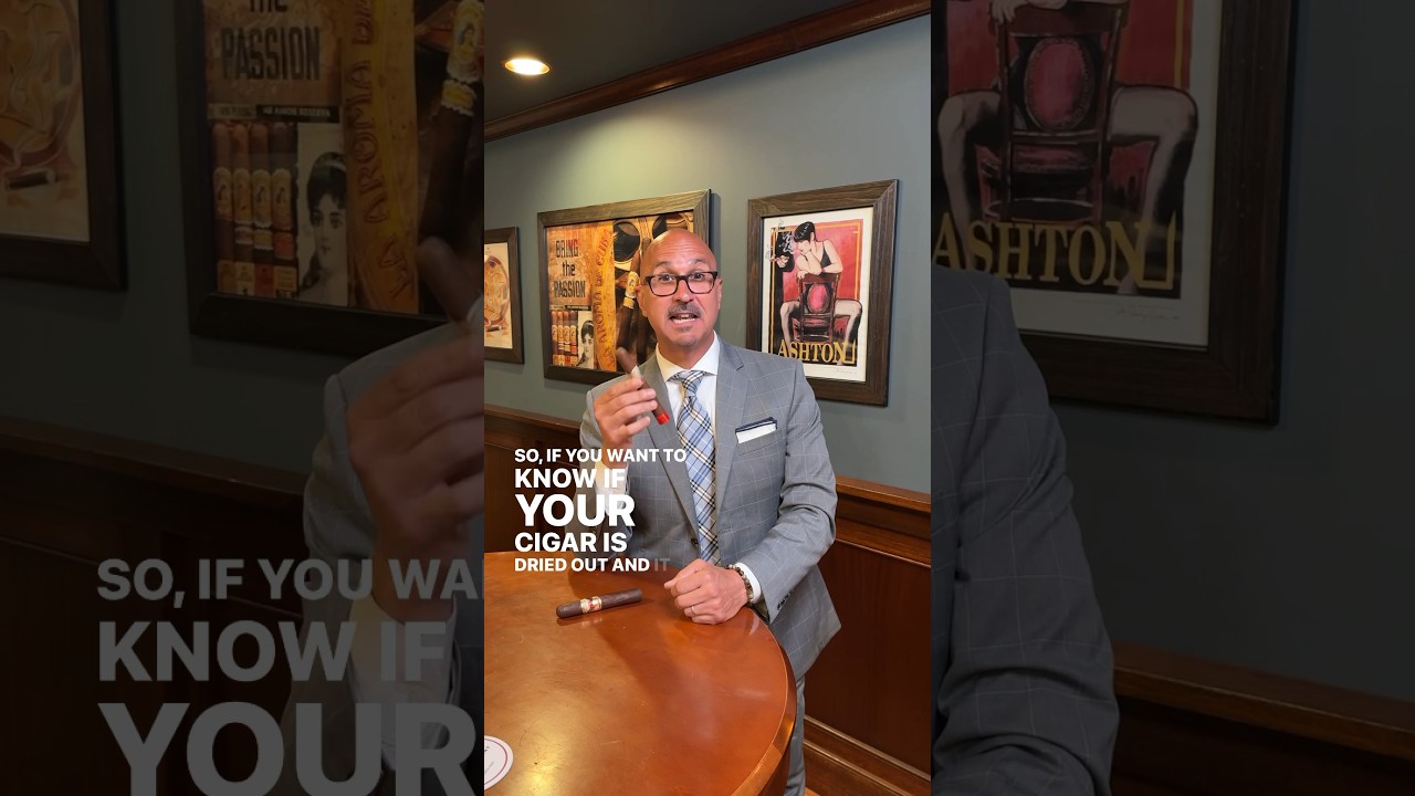 How to tell if your cigar is too dry 🧐