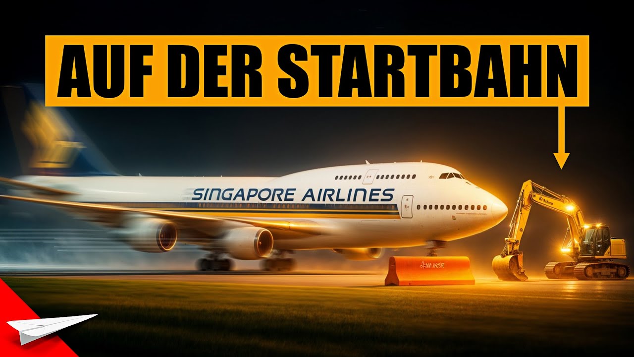 ABGESTÜRZT Sekunden vor dem Start – Singapore Airlines 006