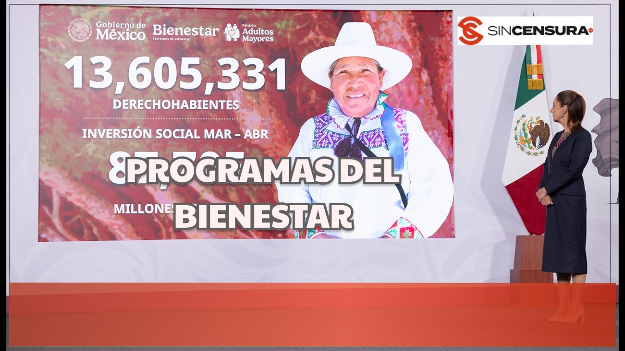 MÁS apoyo y más BENEFICIADOS con los PROGRAMAS DEL BIENESTAR