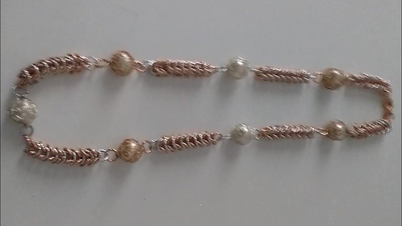 Collana con tecnica Inca e perle