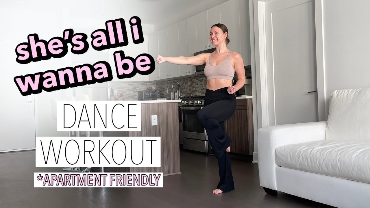 She’s all I wanna be - Tate McRae DANCE WORKOUT (Cardio / Legs / Apartment Friendly)