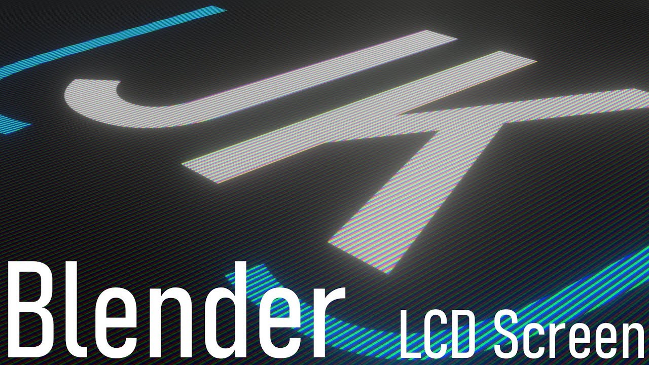 LCD Screen in Blender 2.8 [EASY] | English