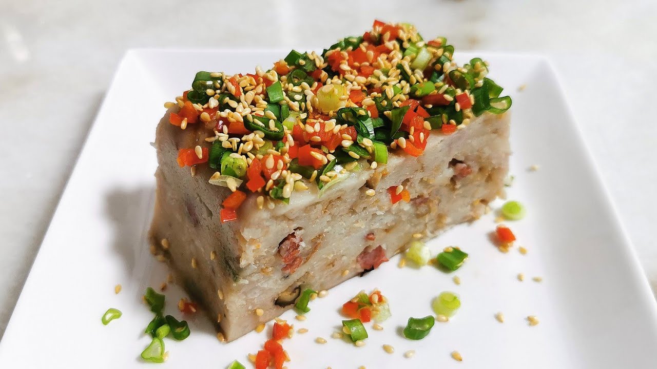 Steamed Yam Cake || Chinese style
