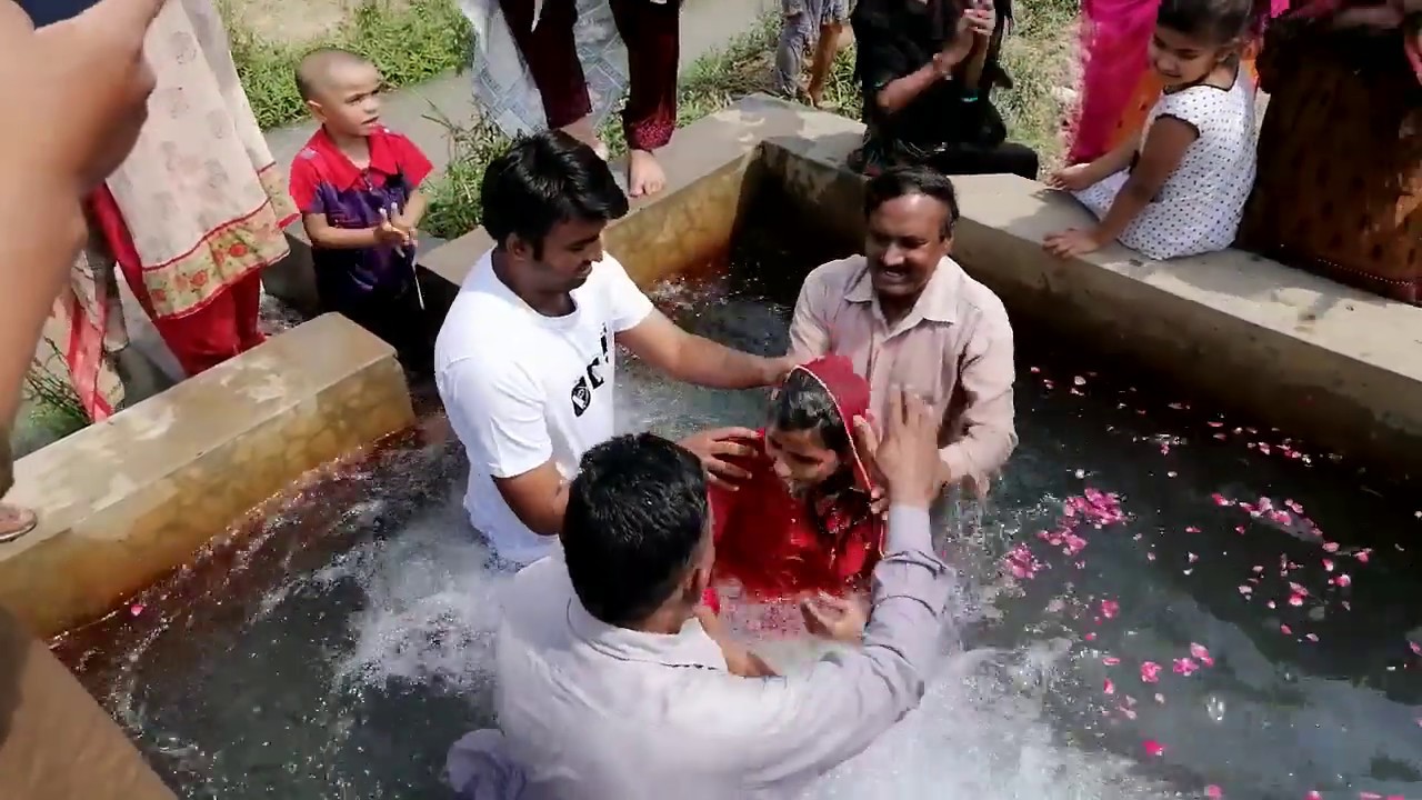 Water Baptism in a Muslim country