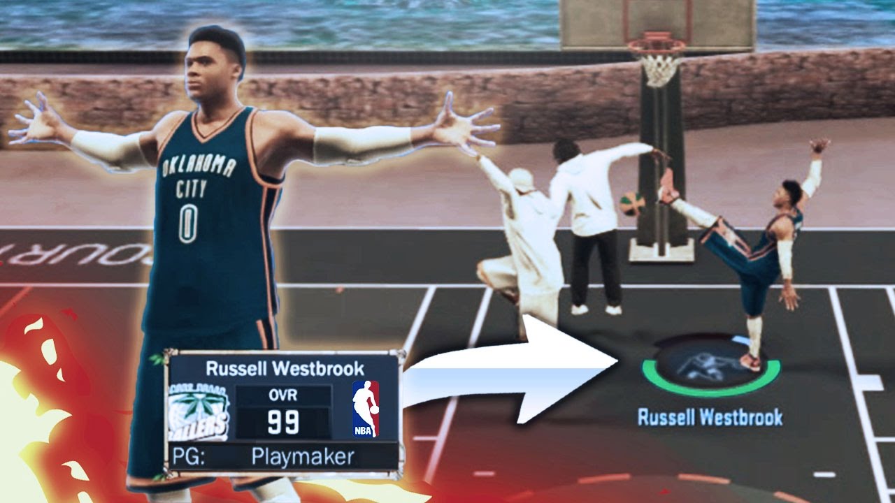 MVP CANDIDATE RUSSELL WESTBROOK ON NBA 2K17 MyPARK • CRAZY POSTERIZERS & INSANE SLAM DUNKS!! 😱🔥😳