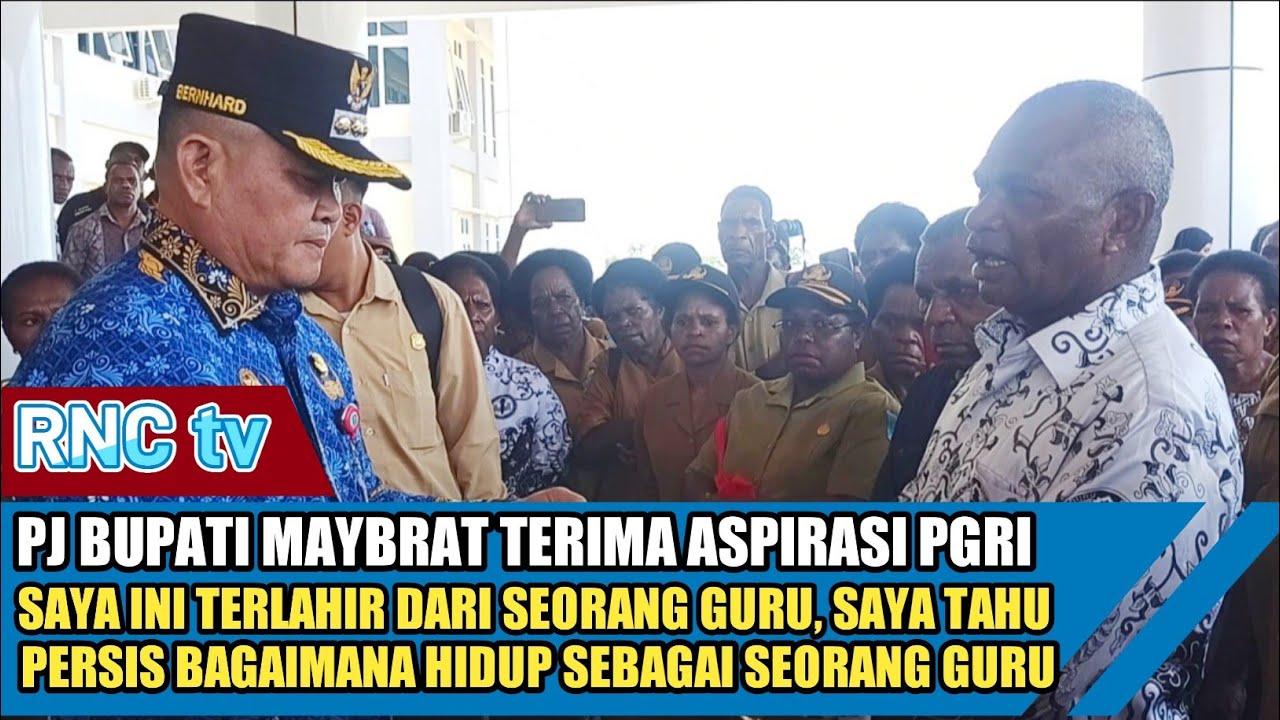 PJ BUPATI MAYBRAT TERIMA ASPIRASI PGRI‼️RNC TV