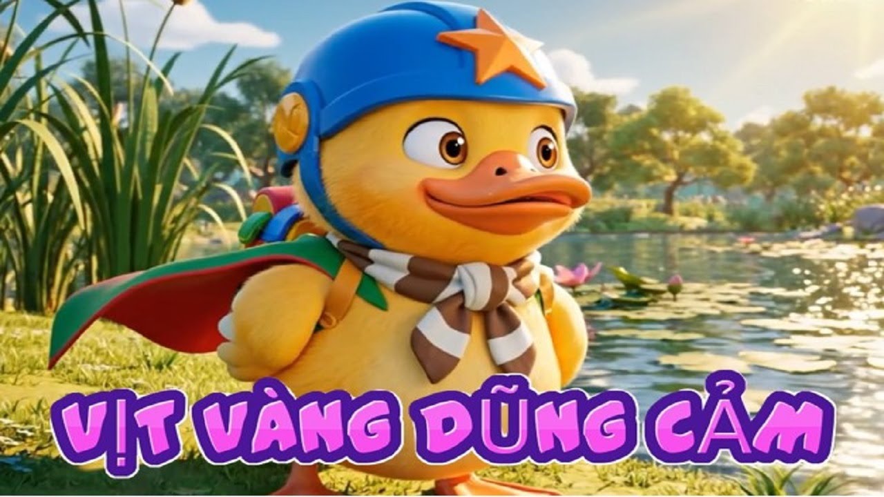 VỊT VÀNG DŨNG CẢM [] 🎵Nhạc hoạt hình sôi động thiếu nhi. Dành cho trẻ xem vui cả ngày.