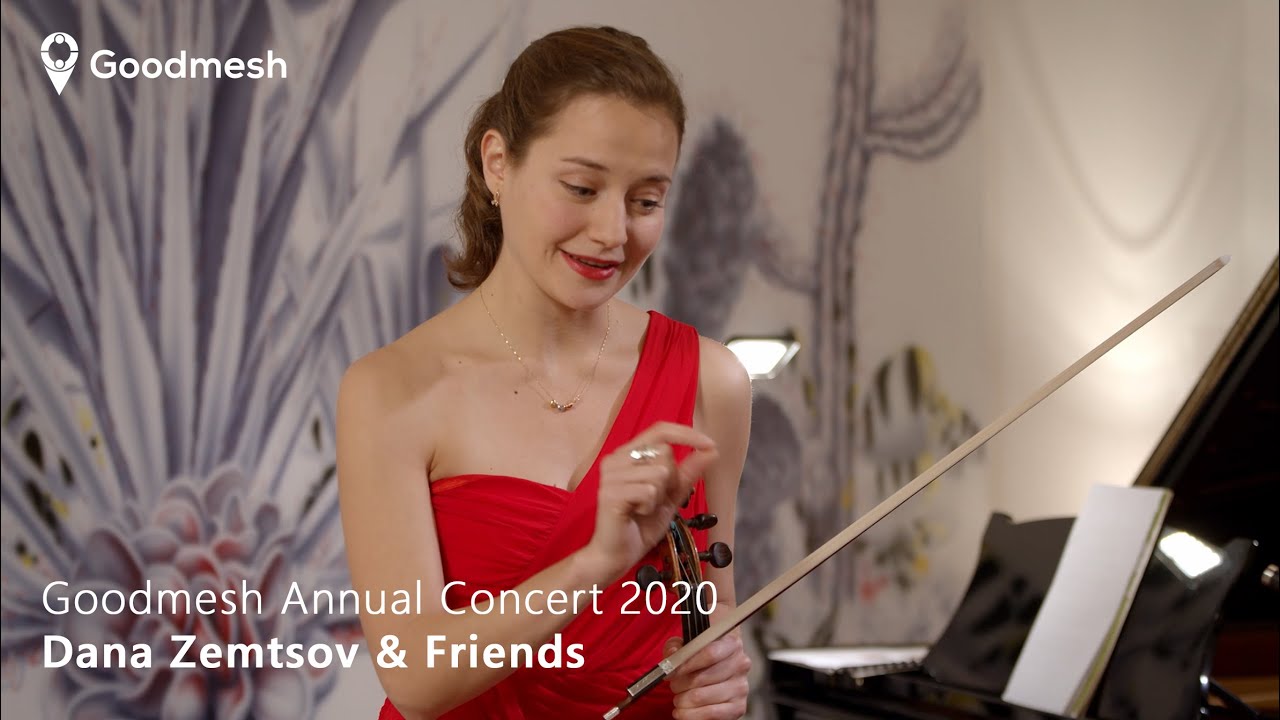Dana Zemtsov, Anna Fedorova & Pau Codina for Annual Goodmesh Concert