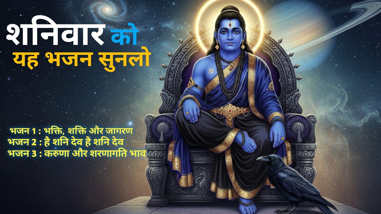 शनिदेव के प्रिय 3 भजन | शनि देव की महिमा | दु:ख हारता शनि देव | 