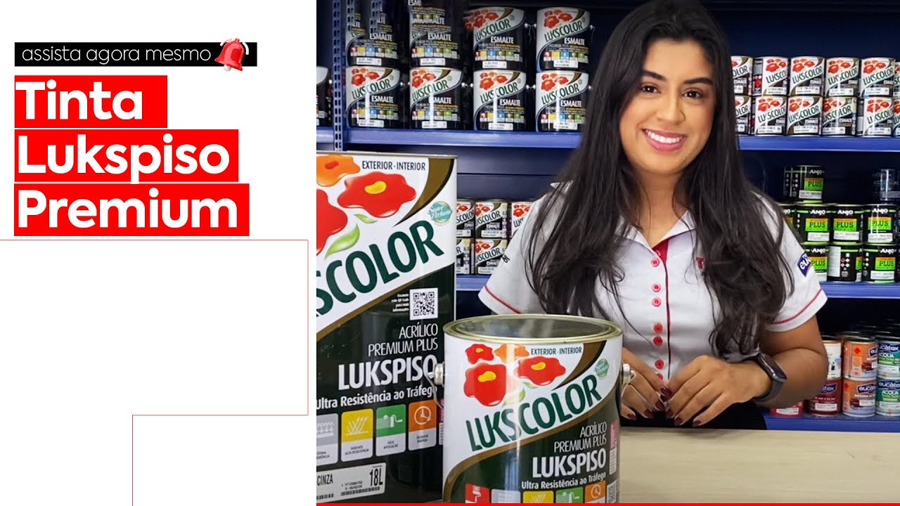 Tinta Lukspiso Acrílico Premium Plus Lukscolor