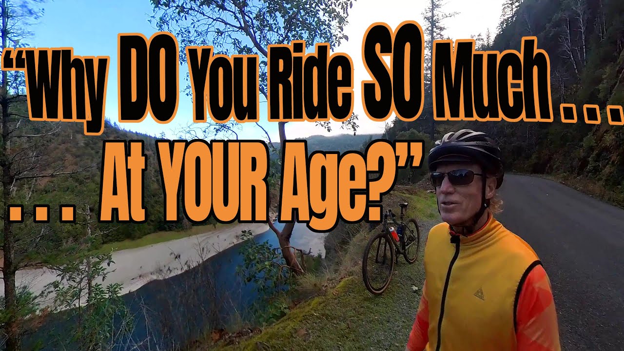 Почему ты так много ездишь на велосипеде... в твоем возрасте?