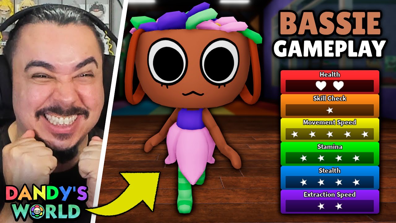 BASSIE CHEGOU!! ELA É TOTALMENTE DIFERENTE DE TUDO!! 😱🔥 | DANDY'S WORLD - ROBLOX