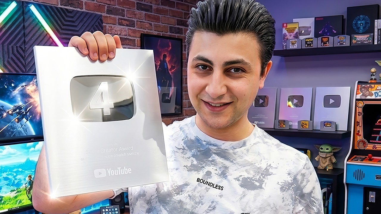YouTube-ի 4-րդ Արծաթե կոճակը! Առաջին Էմոջիով կոճակը Հայաստանում? ❤️
