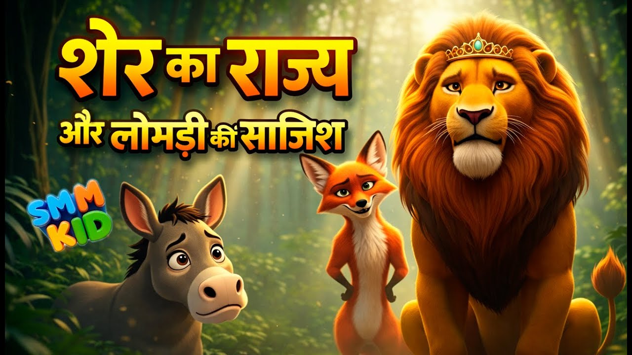 शेर का राज्य और लोमड़ी की साज़िश | SMM KID