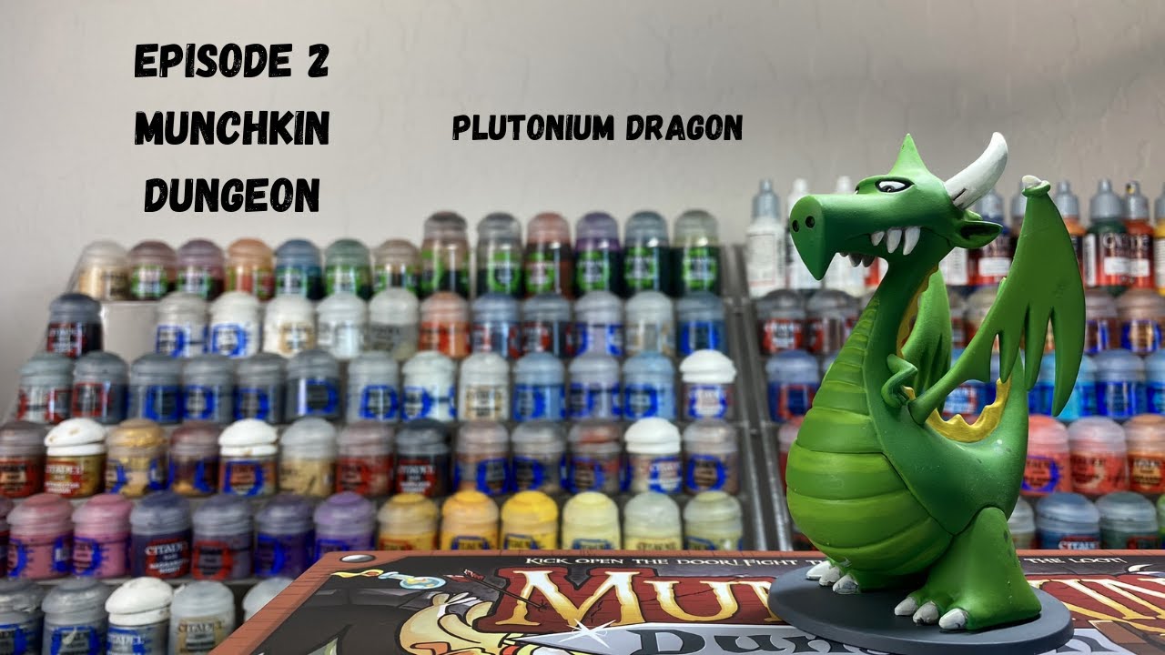 How to Paint the Plutonium Dragon from Munchkin Dungeon