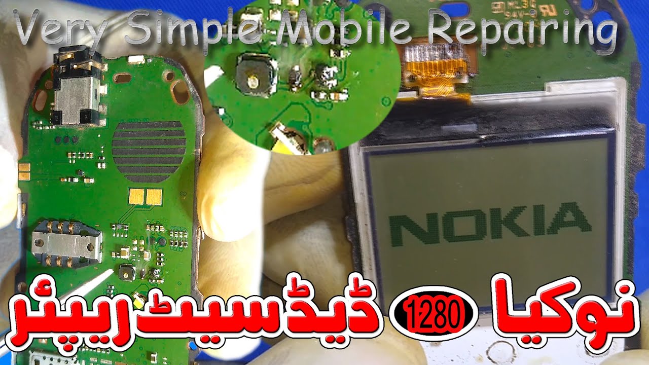 Nokia 1280 dead repair solution very simple