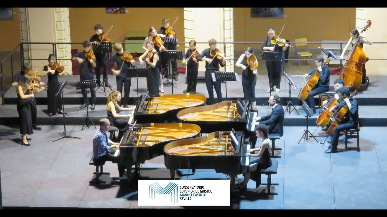 Conciertos para 2, 3 y 4 pianos de J. S. Bach. CSM 