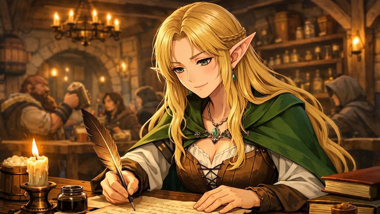 Medieval Tavern Ambience | D&D Fantasy Tavern Music and Melodies Like Skyrim & The Witcher