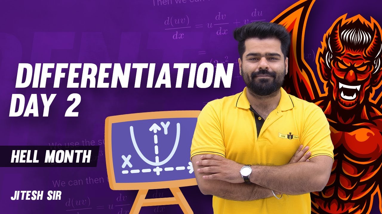 DIFFERENTIATION DAY 2 | JITESH SIR | HELL MONTH | NDA 2 2023