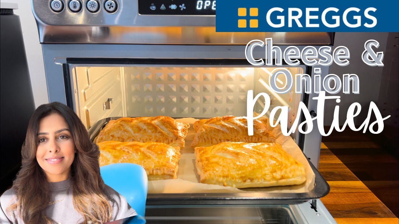AIR FRYER GREGGS STYLE CHEESE & ONION PASTIES | Hysapientia Air Fryer Oven