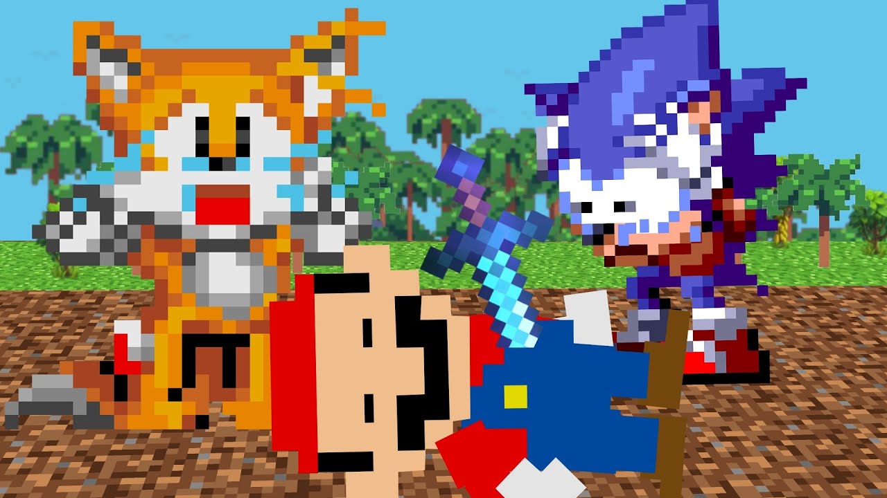 Minecraft But A Sad Story Of Mario ! Game Animation