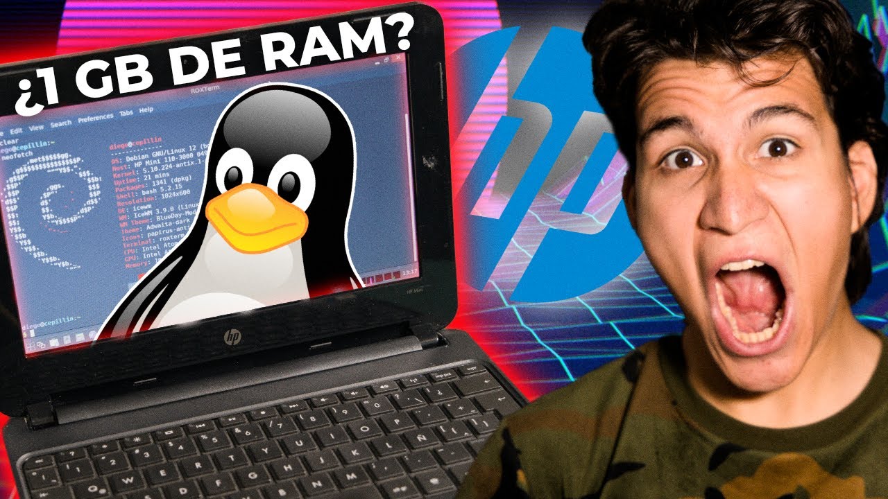 ¿Podrá LINUX Salvar Esta LAPTOP Vieja? | HP MINI 110
