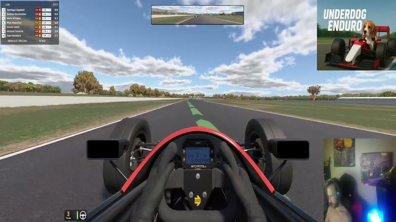 iracing formula vee rookies season 1 week 3 01/04