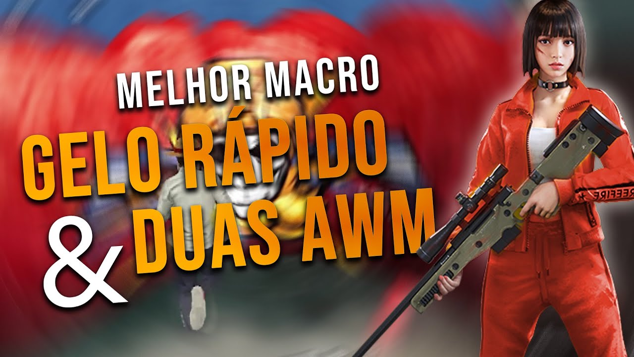 Macro de Gelo Rápido Agachado e Macro de Duas AWM Atirando Mirado [Emulador Bluestacks]
