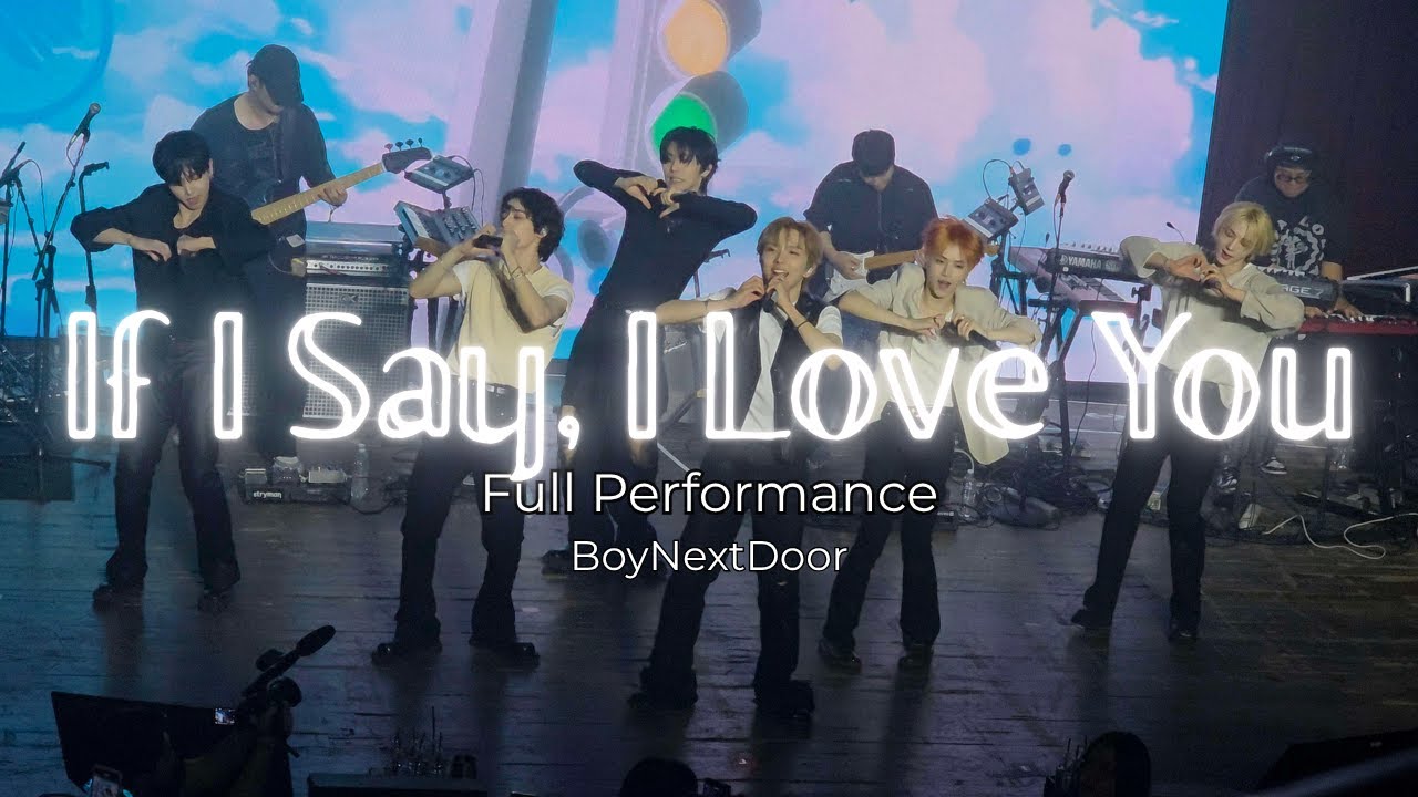 If I Say, I Love You - BoyNextDoor - House of Blues  - Lollapalooza Aftershow in Chicago 080225