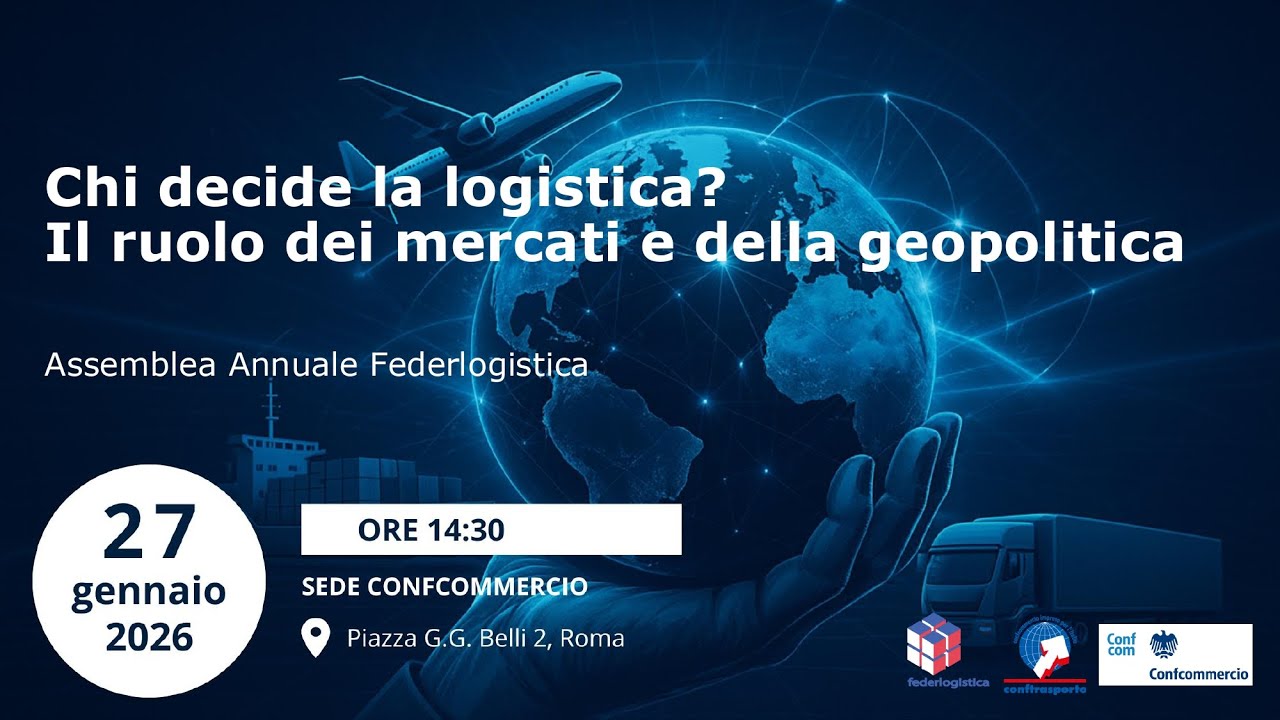 Assemblea Annuale Federlogistica: Chi decide la logistica? Il ruolo dei mercati e della geopolitica