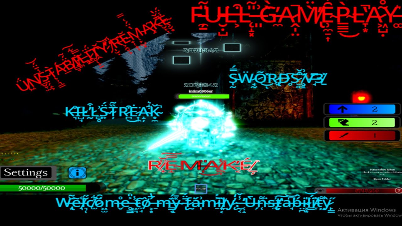 Roblox | KillStreak Swords V3 Remake | Unstability REMAKE | Full Gameplay.