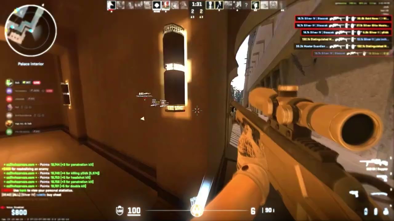 #cs2 hvh highlights | ft. gamesense.pub / skeet.cc #1