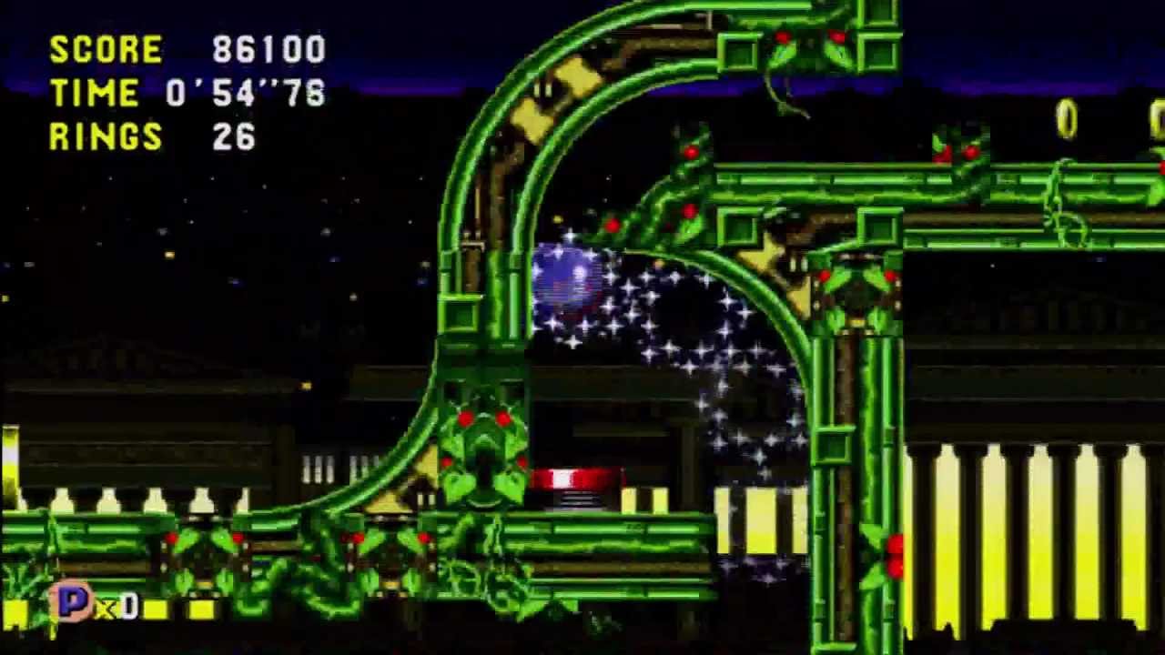Sonic CD: Stardust Speedway Zone 1 (Good Future Walkthrough) [1080 HD]