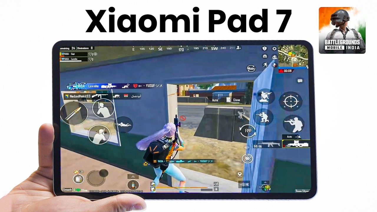 Xiaomi PAD 7 - BGMI Test | BGMI 3.5 Update