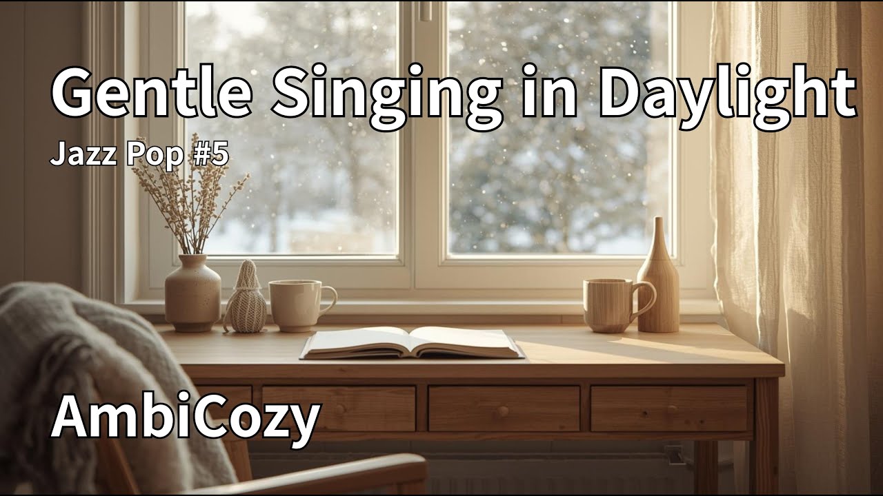 Gentle Singing in Daylight | Cozy Jazz Pop for Focus & Study – AmbiCozy