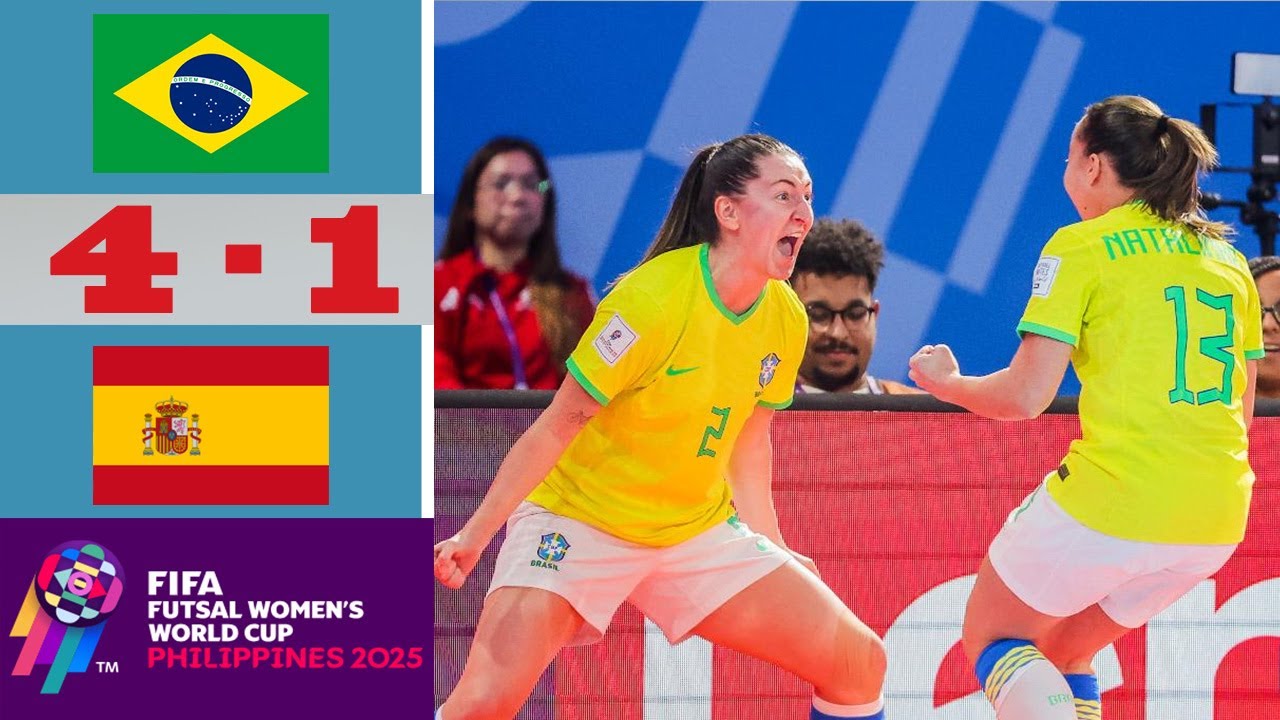 Brazil vs Spain FULL Highlights | Futsal Women's World Cup 2025 SF