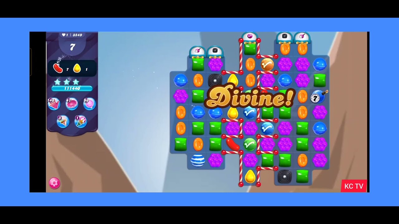CANDY CRUSH SAGA LEVEL 3549 NEW VERSION NO BOOSTER