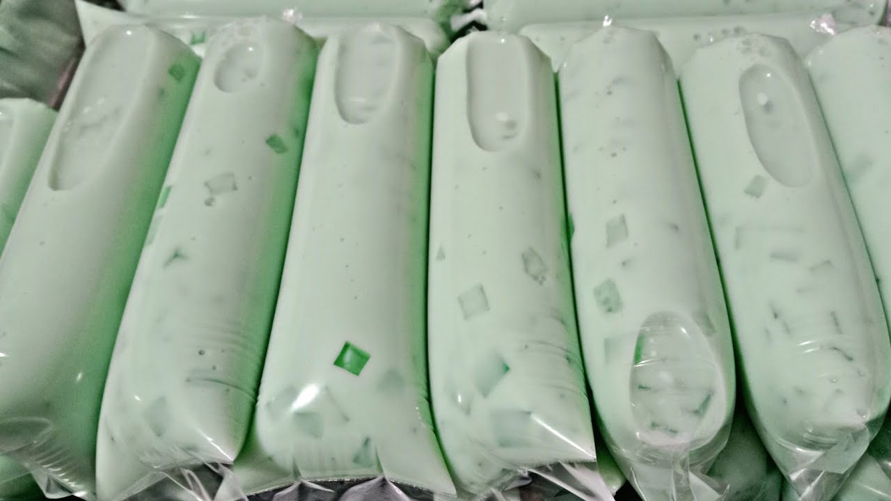 Super creamy buko pandan ice candy! 43 pcs sa isang timplahan #bukopandanicecandy #icecandyrecipe